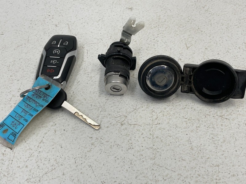 15 16 17 Ford F150 Engine Ignition Key Fob Lock Switch Set 1553 OEM
