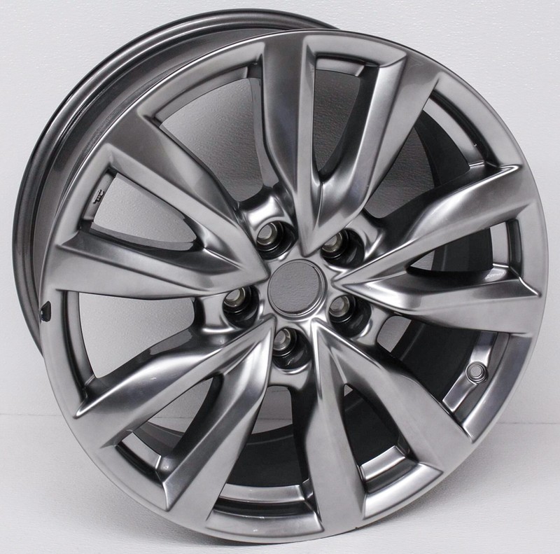 OEM Mazda CX-9 Bright Silver Wheel 18" 9965-30-8080 - Paint Chips