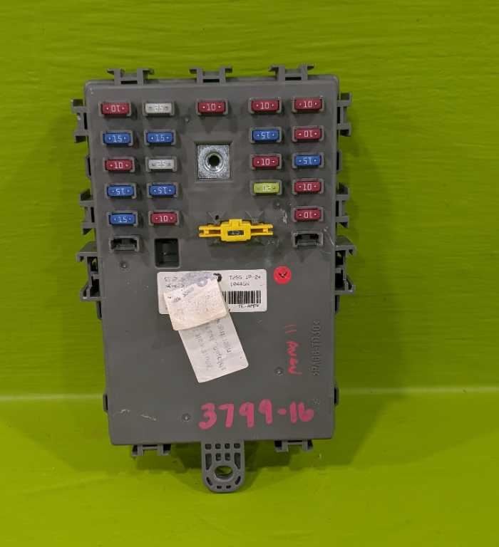 11 AVEO INTERIOR CABIN FUSE RELAY BOX OEM 3799-16