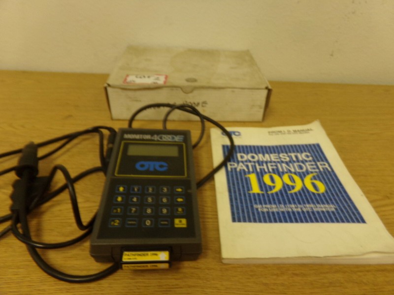 OTC Monitor 4000 E Prom ID Manual Domestic Pathfinder 1996 F34361780