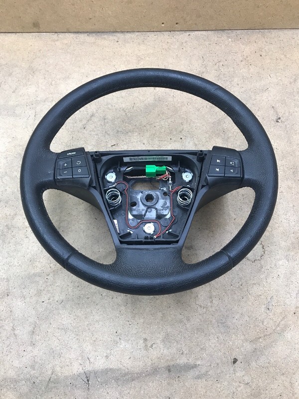 2008 - 2011 Volvo S40 Driver Steering Wheel Main Black OEM