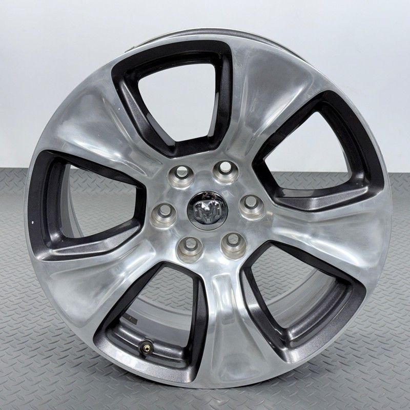 ✅ 19-26 RAM 1500 Laramie 5th OEM 20" FACTORY ALLOY CHARCOAL WHEEL RIM R20 20x9