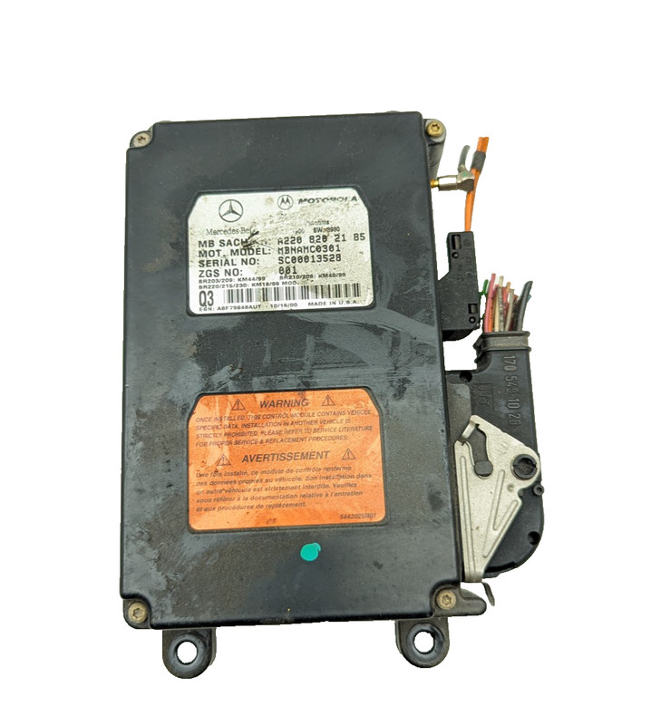 00-06 Mercedes W163 ML500 SL500 Voice Command Control Module 2208202185