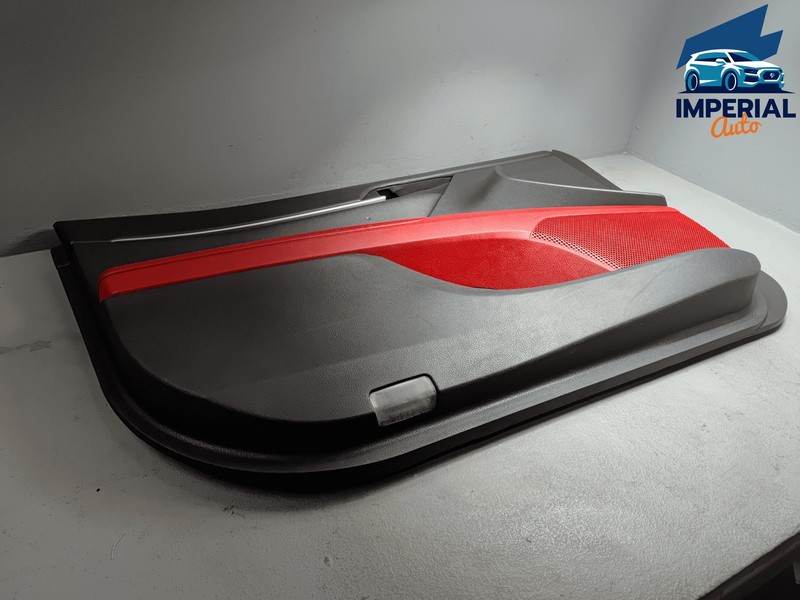 TOYOTA CAMRY 2018-2023 FRONT LEFT DRIVER SIDE DOOR TRIM PANEL SENSUAL RED OEM