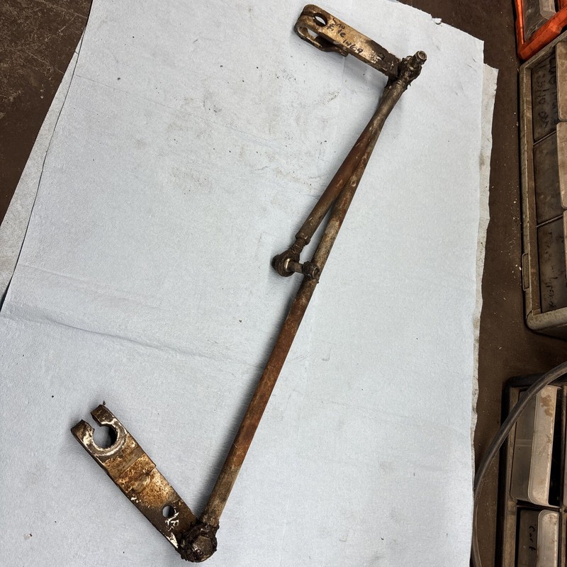 1969 Sno Flite Vintage Snowmobile Kohler 309 steering rods, spindle arms rod end
