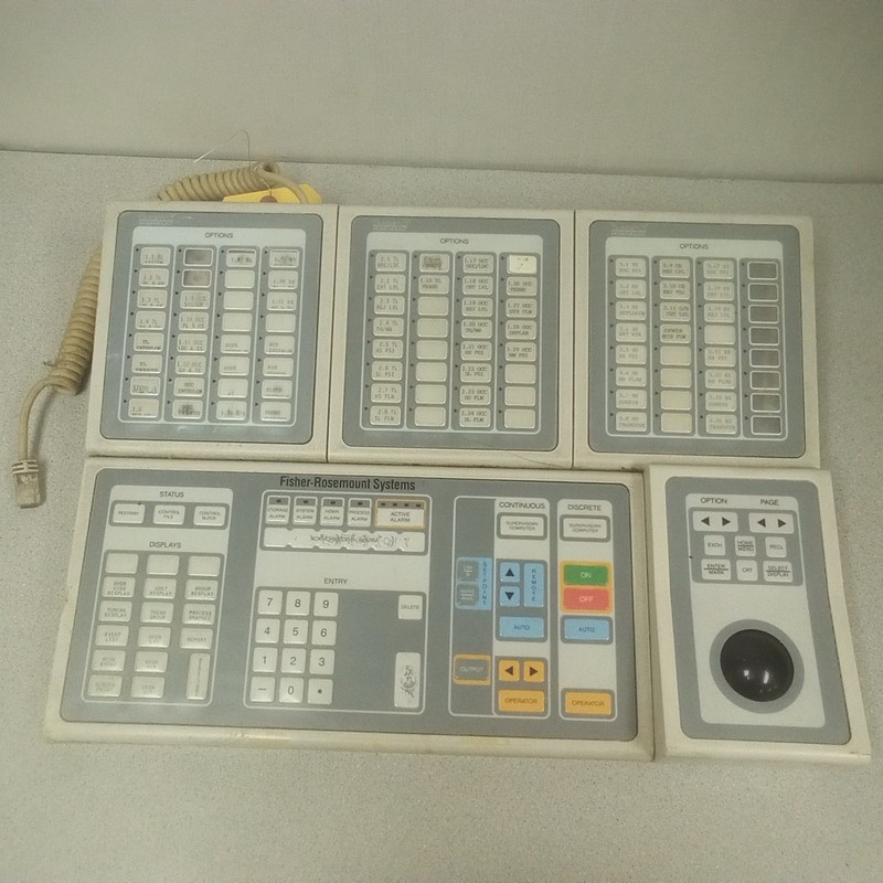 Fisher-Rosemount 01984-2372-0001 Rev N/P Operator Keyboard