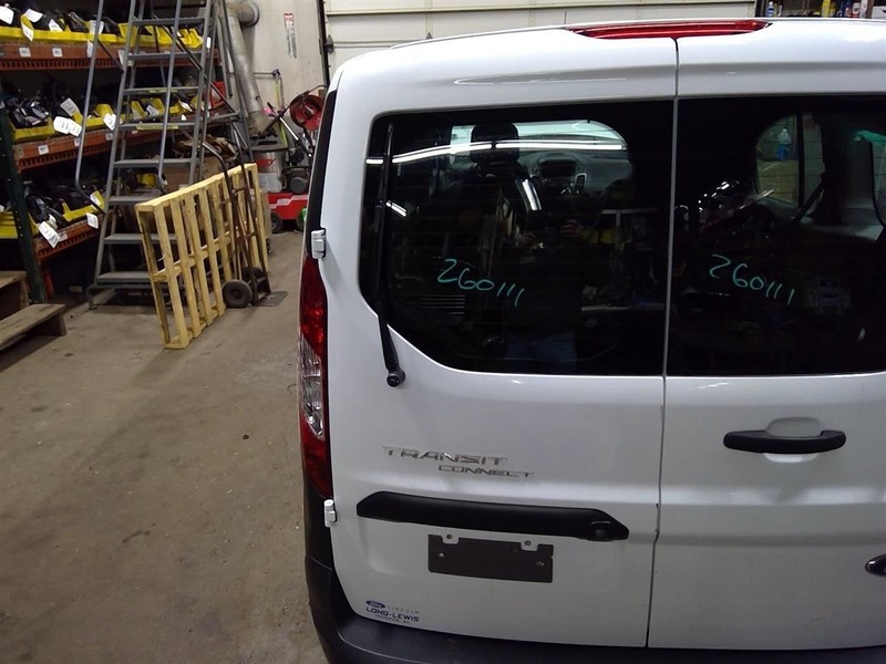 Driver Rear Back Door With Window Wiper Fits 14-23 TRANSIT CONNECT 1772714