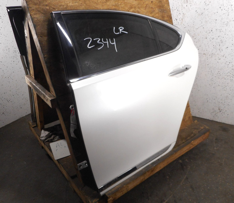 07-17 Lexus LS460 SWB Rear Door Assembly Driver Left OEM 077 Ultraviolet Glass