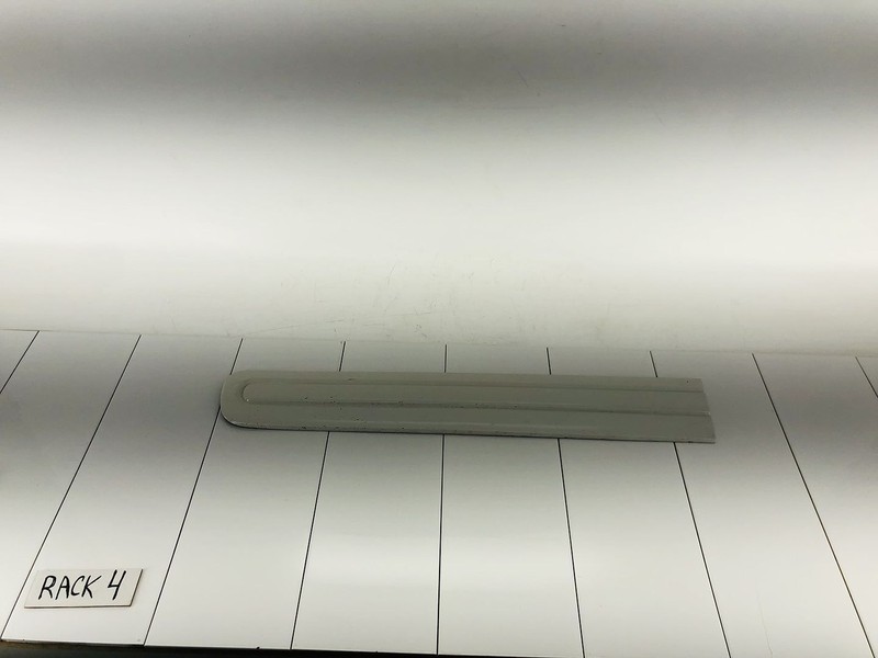 14-17 FIAT 500L FRONT LEFT DRIVER SIDE DOOR EXTERIOR MOLDING BIANCO WHITE OEM