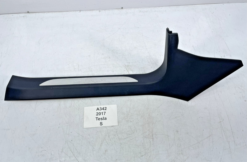 ✅ 12-20 OEM Tesla Model S Front Left Driver Sill Plate Pillar Trim Cover Panel*