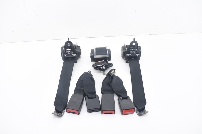 2008 MAZDASPEED 3 REAR LEFT RIGHT CENTER SEAT BELT & BUCKLE SET OEM KW94