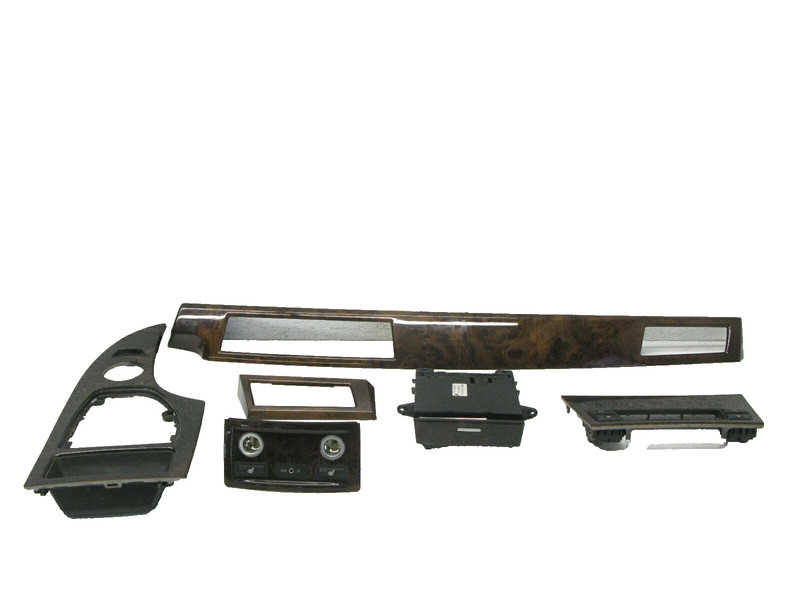 08-10 BMW E60 525i 535i 550i Interior Wood Trim Dash Center Console Trims 020122