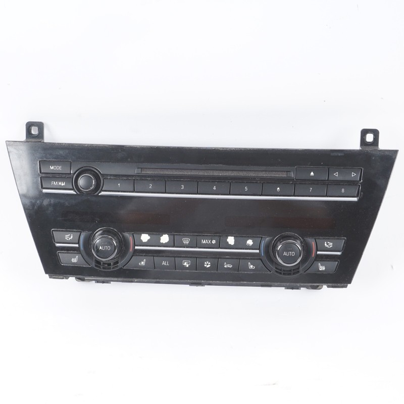 2012 - 2018 BMW 650i 640i Radio & Climate Control Switch Panel OEM