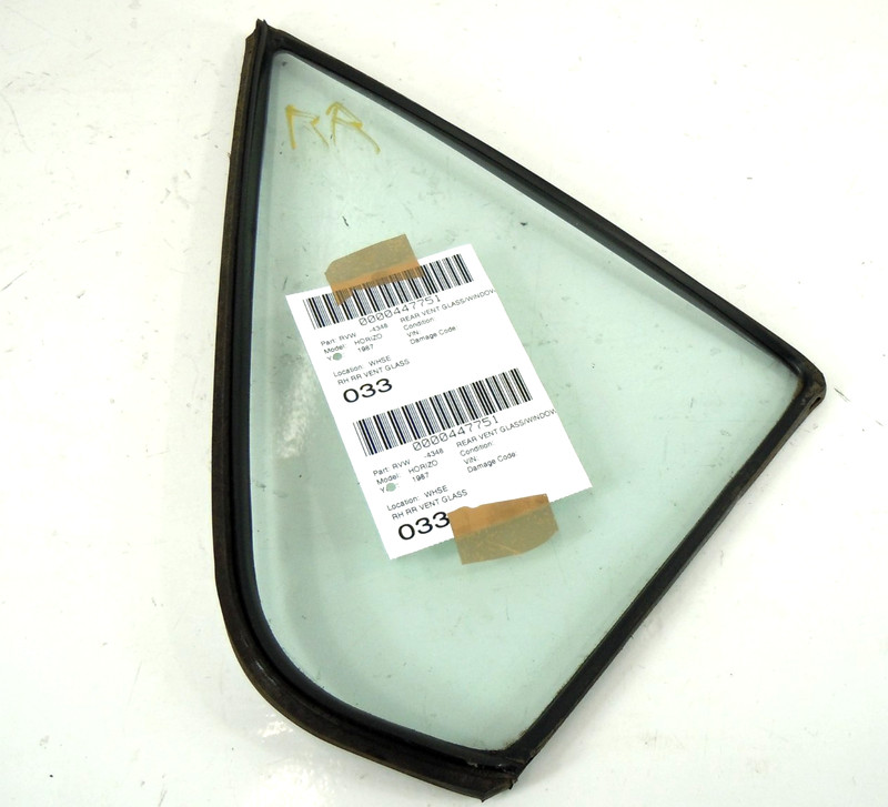 1978-1990 Plymouth Horizon Rear Door Window Vent Glass Passenger Right OEM