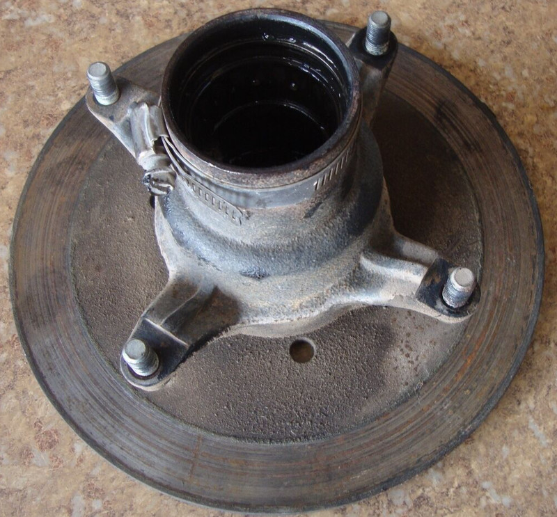 94 Polaris Trail Boss 400 4x4 ATV Right Spindle Wheel Disk Brake Rotor Front N7