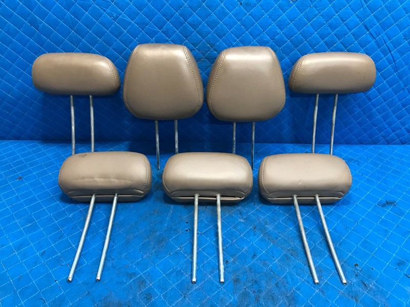 01-06 Acura MDX Head Rest Headrests Set of 7 Beige