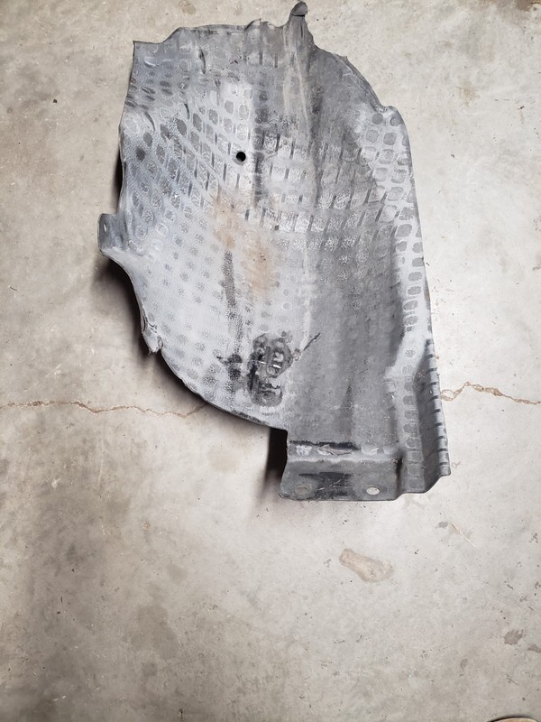 2010–2014 FORD MUSTANG FRONT RIGHT REARWARD SPLASH GUARD FENDER LINER OEM