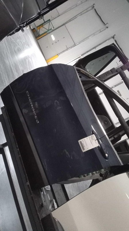 2020 JEEP CHEROKEE Front Left Door Blue 697039 Used 97K Miles OEM Part