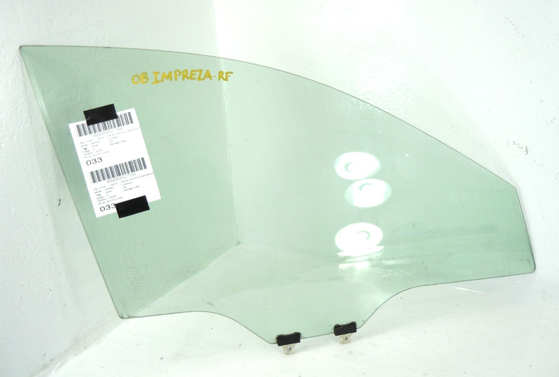 2008 2009 Subaru Impreza 2.5L Front Door Window Glass Passenger Right OEM