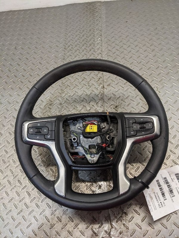 2020 2021 2022 2023 Silverado Sierra Steering Wheel Leather Heated Black1169723