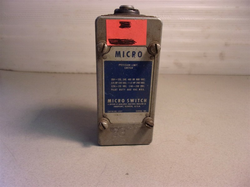 Honeywell 1HL2 Micro Precision Limit Switch *FREE SHIPPING*