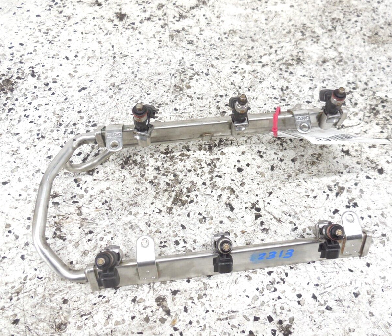 2014 14 Ford Mustang Fuel Injection Rail W/ Injectors OEM BR3E-9F797-FA