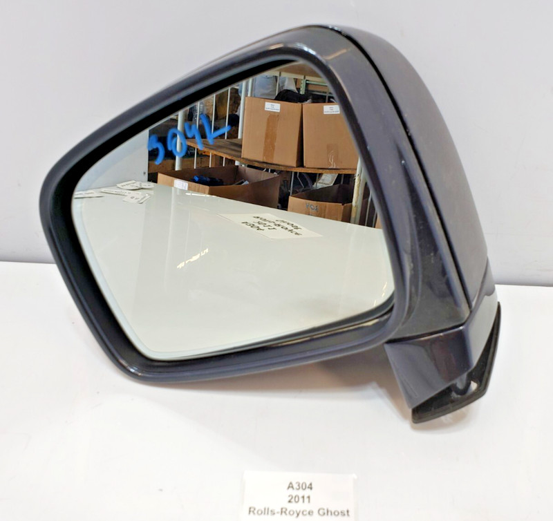 ✅ 10-14 OEM Rolls Royce Ghost RR4 Left Driver Side Power Door Mirror Camera Gray
