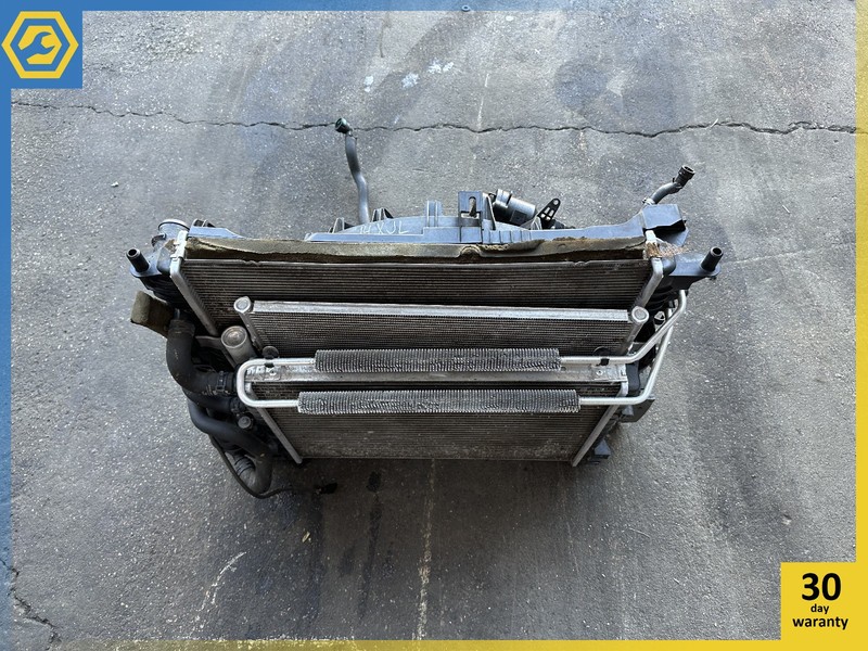 11-19 JAGUAR XJ X351 COOLING RADIATORA/C CONDENSERFAN ASSEMBLY OEM