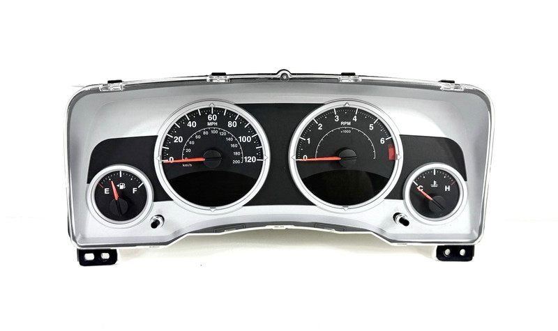 2008 Jeep Patriot Speedometer Instrument Gauge Cluster Silver Face 170,022 Miles