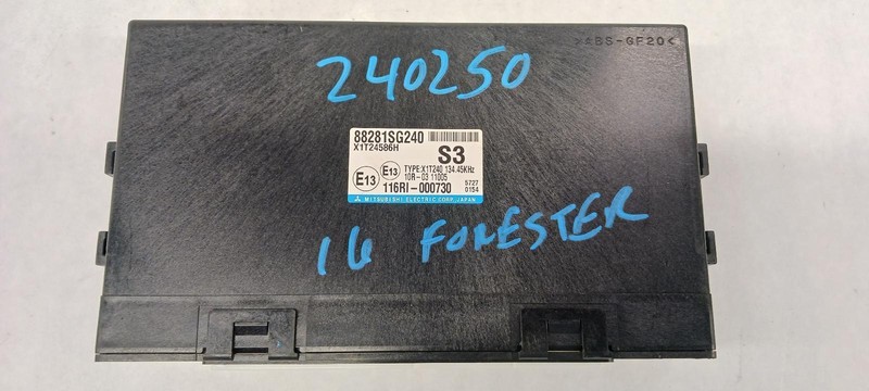 2016 SUBARU FORESTER Multifunction module 88281SG240 OEM 16