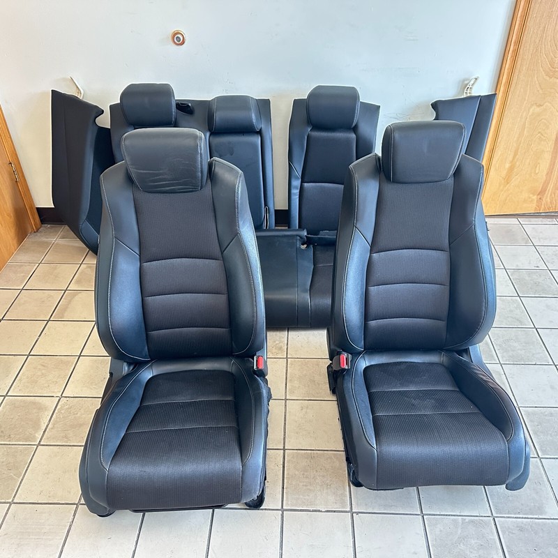 2018 - 2019 HONDA ACCORD SPORT FRONT & REAR SEAT BLACK FULL SET OEM