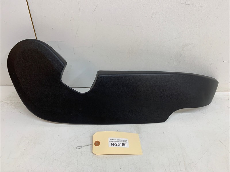 12-15 Tesla Model S Driver Side Seat Pad Lower Trim Panel Cover Left 25159 B101