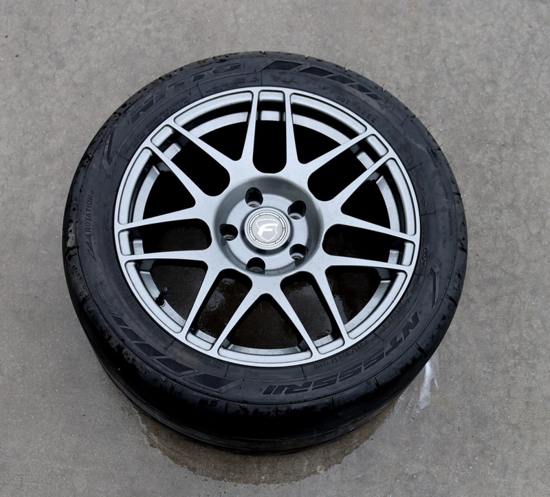 Forgestar F14 Drag Series Anthracite Wheel 17X11 Tire 315/35R17