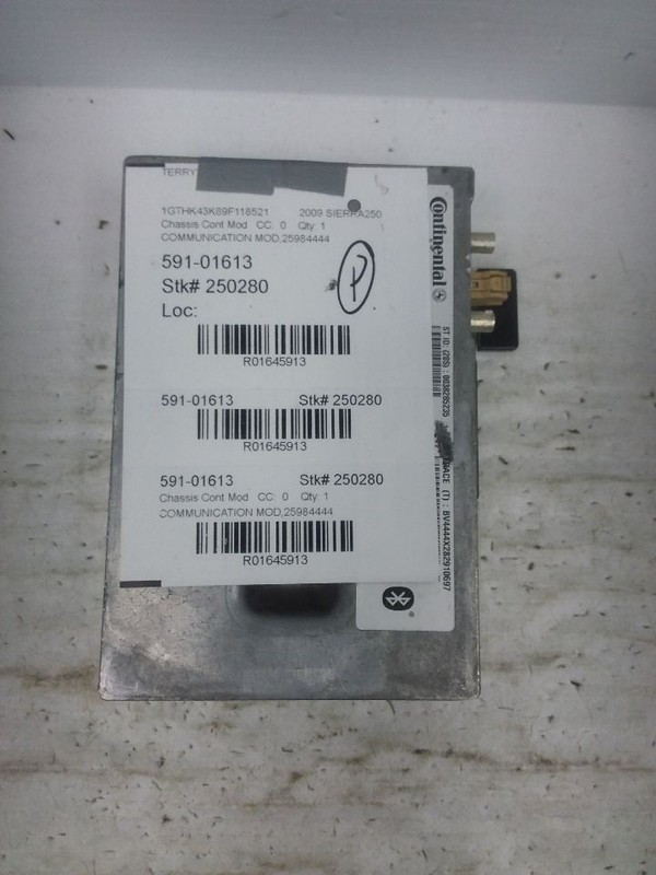 Communication Telematics Control Module Fits 09-10 SIERRA 1500 PICKUP 25984444