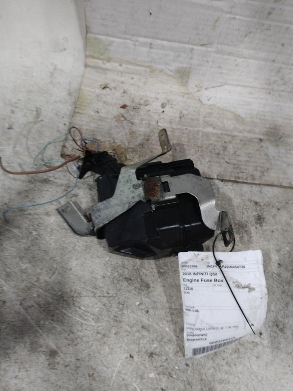 2016 INFINITI Q50 Fuse Box OEM Grey 243724GA0A 77000 Miles Warranty Included