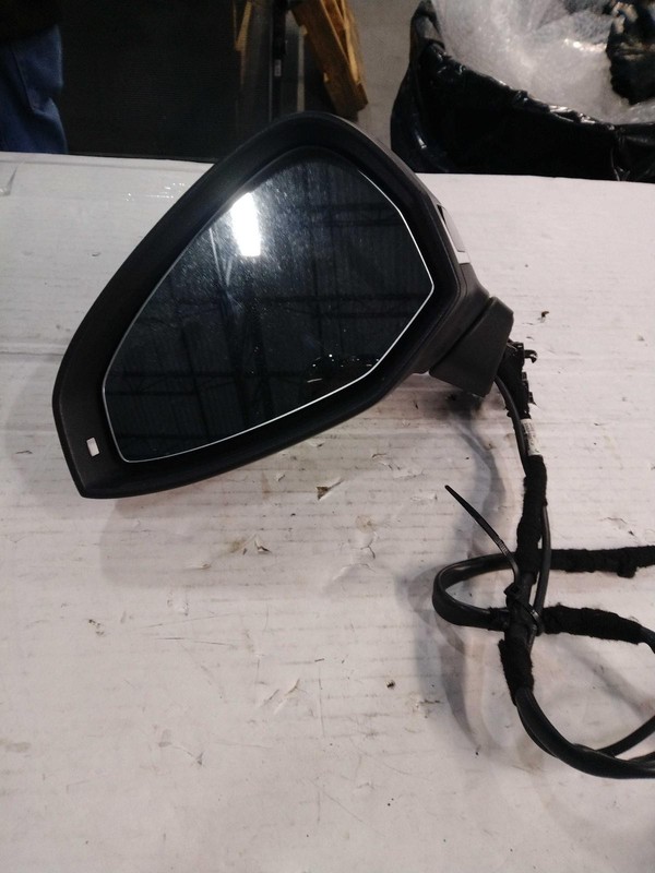 2021 AUDI A4 Left Door Mirror Assembly White OEM 7580896 34K Miles