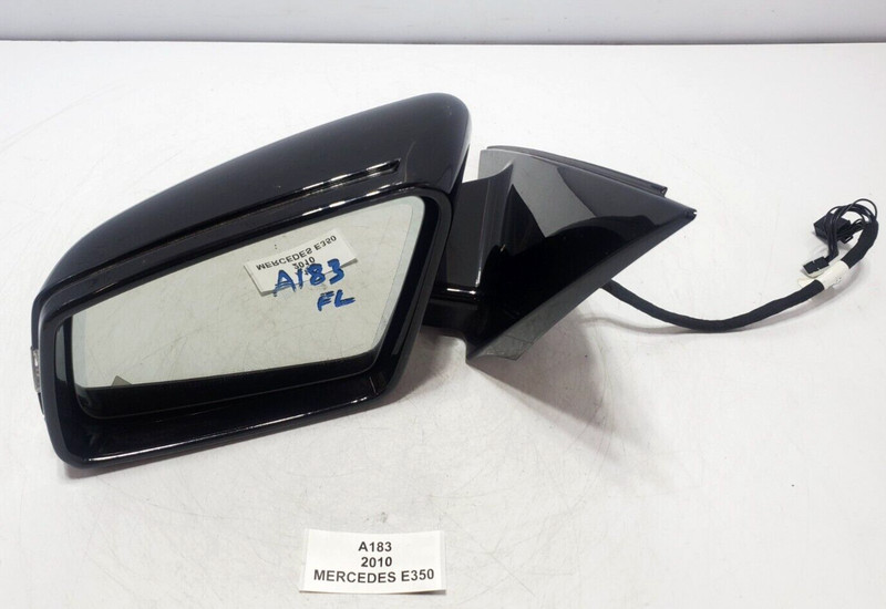 ✅ 10-13 OEM Mercedes W212 E350 E550 E63 Front Left Driver Side View Mirror Black