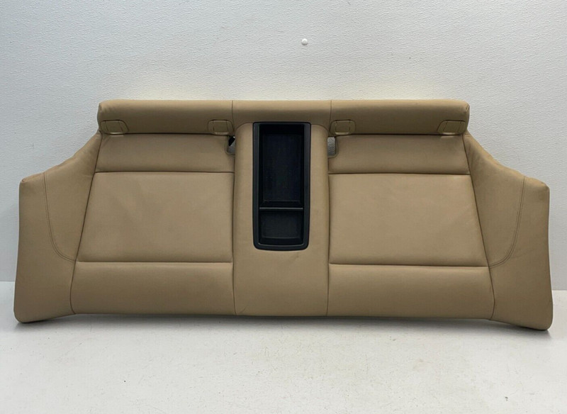 08 09 10 BMW 135i E82 Rear Center Lower Bottom Seat Cushion Boston Beige1543 OEM