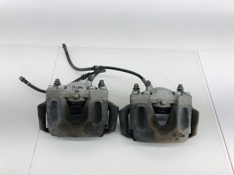 13-14 MERCEDES BENZ C300 W204 FRONT RIGHT & LEFT SIDE ABS BRAKE CALIPER SET OEM