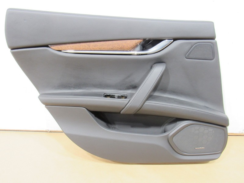 14-19 Maserati Quattroporte 2016 Rear Left Driver Door Cover Trim Panel ;:A