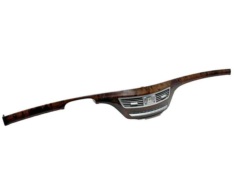 2007-2013 Mercedes S550 Dash A/C Climate Control Switch & Trim Molding Wood OEM