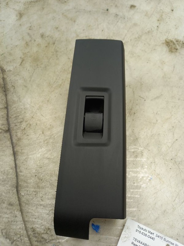 23 TOYOTA SEQUOIA REAR DRIVER LEFT WINDOW SWITCH WITH AUTO