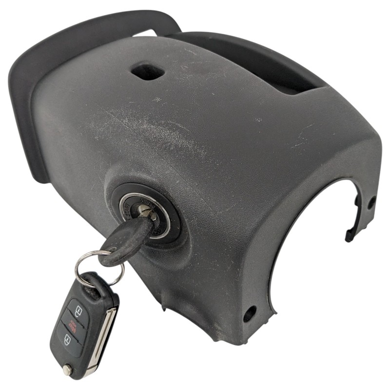 2010-2013 Kia Soul Ignition Switch Lock Cylinder W/ Key Shroud Cover Lower OEM