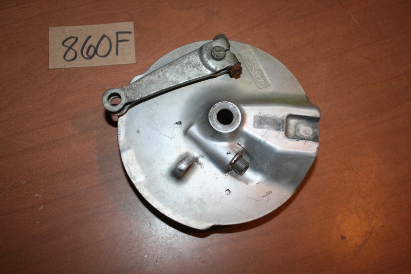 1973 Suzuki TS 125 Front Brake Panel Assembly OEM 73 B