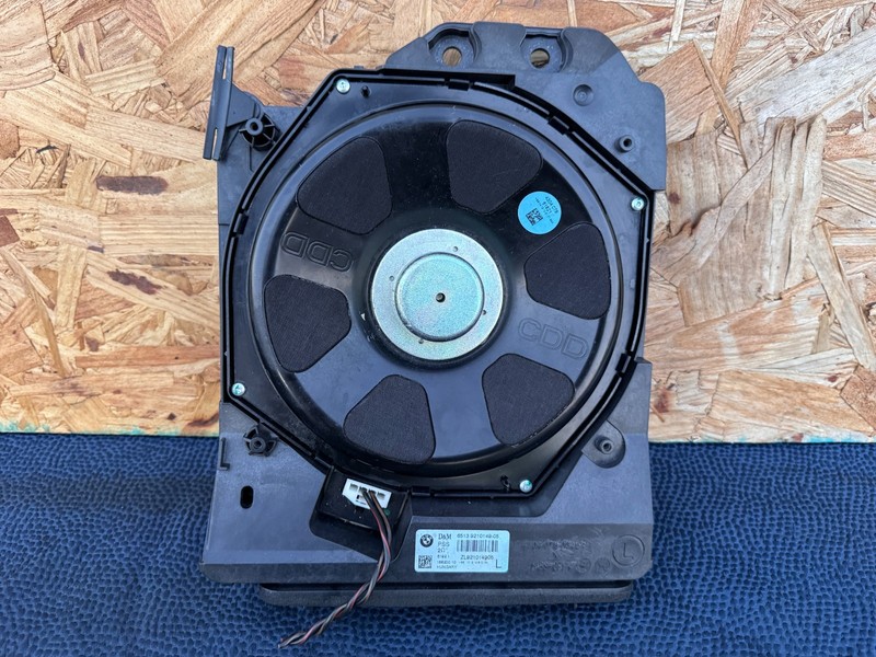 12-21 OEM BMW F30 330i xDrive Front Left Side Under Seat Floor Speaker Subwoofer