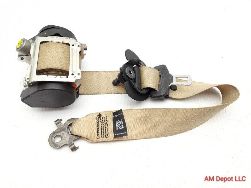 2012 BMW 535i 550i GT F07 Front Left Driver Seat Belt Veneto Beige 72117233513