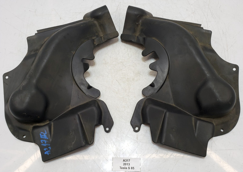 ✅ 2012-2016 OEM Tesla Model S Left Right Shock Strut Tower Cap Trim Cover SET