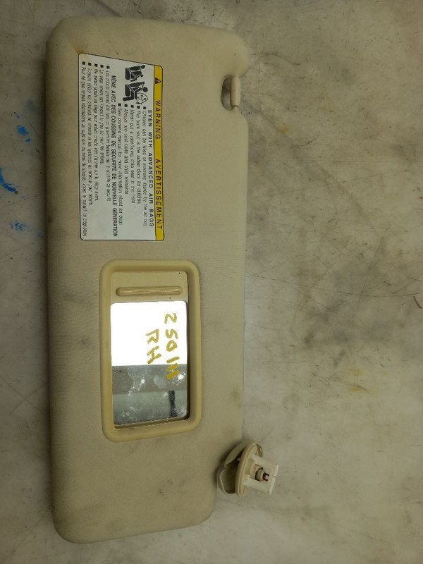 10-23 LEXUS GX460 PASSENGER RIGHT SUN VISOR TAN-LA00