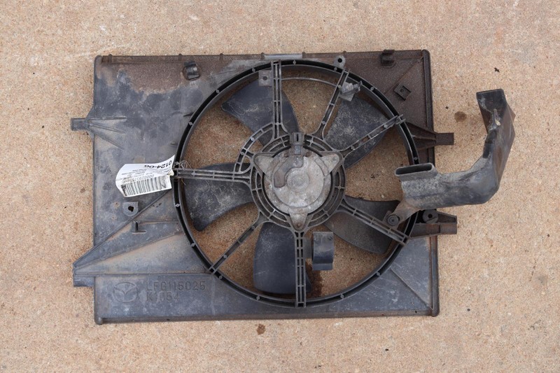 2006-2015 MAZDA MX5 MIATA ENGINE RADIATOR COOLING FAN MOTOR SHROUD OEM