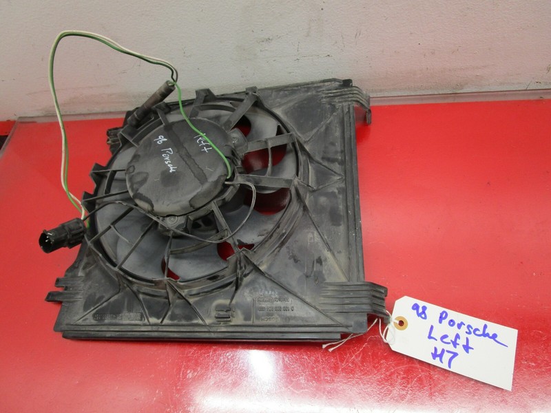 1997-2000 PORSCHE BOXSTER 2.5L LEFT DRIVER SIDE ENGINE COOLING RADIATOR FAN OEM